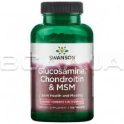 Swanson, Glucosamine, Chondroitin & MSM, 120 Tablets