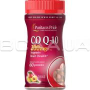Puritans Pride, Co Q-10 200 mg (Коэнзим), 60 Gummies