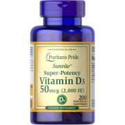 Puritans Pride, Vitamin D3 50 mcg (2000 IU), 200 Rapid Release Liquid Softgels