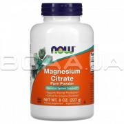 Now Foods, Magnesium Citrate Pure Powder (Цитрат Магния), 227 g