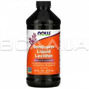 Now Foods, Sunflower Liquid Lecithin (Жидкий Лецитин Подсолнечника), 473 ml