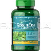 Puritans Pride, Green Tea Extract (Экстракт Зеленого Чая) 315 mg, 200 Rapid Release Capsules