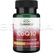 Swanson, CoQ10 200 mg (Коэнзим), Maximum Strength, 30 Capsules