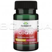 Swanson, CoQ10 100 mg (Коэнзим), High Potency, 50 Softgels
