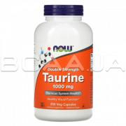 Now Foods, Taurine 1000 mg, Double Strength, 250 Veg Capsules