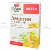 Doppelherz, Актив, Лецитин + B-витамины, 30 капсул