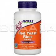 Now Foods, Red Yeast Rice (Красный Дрожжевой Рис) 600 mg, 120 Veg Capsules