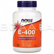Now Foods, E-400 (Витамин Е), 268 mg (400 IU), 250 Softgels