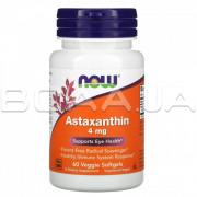 Now Foods, Astaxanthin 4 mg (Астаксантин), 60 Veggie Softgels