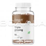 Ostrovit, Triple Ginseng VEGE (Женьшень), 90 Capsules