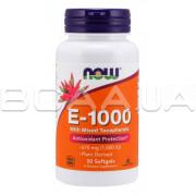 Now Foods, E-1000 with Mixed Tocopherols (Витамин Е), 670 mg (1000 IU), 50 Softgels