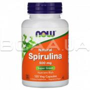 Now Foods, Natural Spirulina 500 mg, 120 Veg Capsules