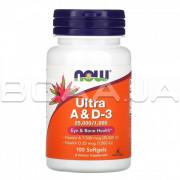 Ultra A & D3 (Витамины А и Д), 100 Softgels