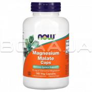 Now Foods, Magnesium Malate Caps (Малат Магнію), 180 Veg Capsules