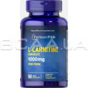 Puritans Pride, L-Carnitine Fumarate 1000 mg, 90 Coated Caplets