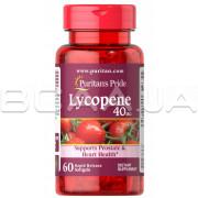 Puritans Pride, Lycopene 40 mg (Ликопин), 60 Rapid Release Softgels