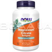 Now Foods, Magnesium Citrate (Цитрат Магния), 90 Softgels