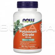 Now Foods, Potassium Citrate 99 mg (Цитрат Калію), 180 Veg Capsules