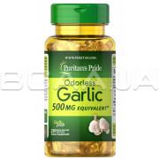 Puritans Pride, Odorless Garlic (Чеснок без запаха) 500 mg, 250 Rapid Release Softgels