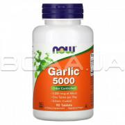 Now Foods, Garlic 5000 (Часник), 90 Tablets