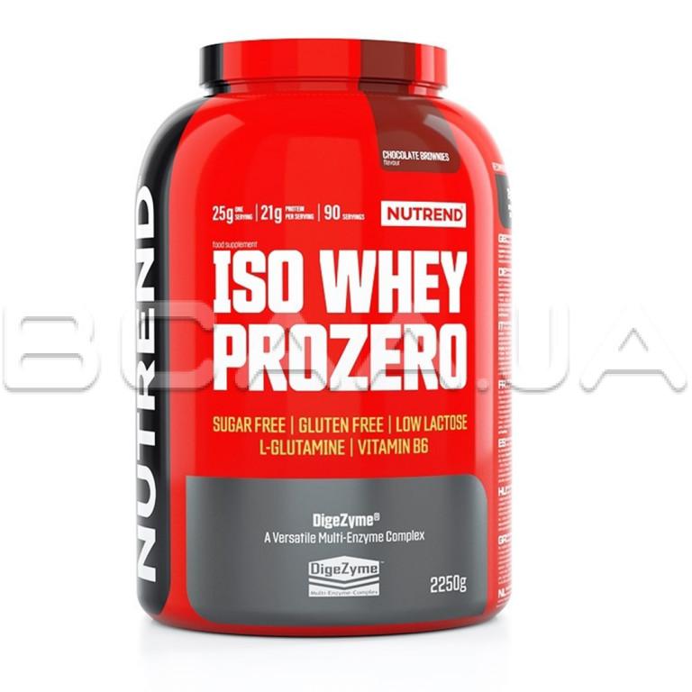 Nutrend, Iso Whey Prozero, 2250 g купить сывороточный изолят в Киеве и ...