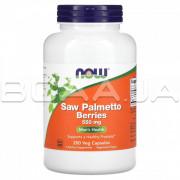 Now Foods, Saw Palmetto Berries 550 mg (Со Пальметто), 250 Veg Capsules