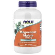 Now Foods, Magnesium Malate 1000 mg, 180 Tablets