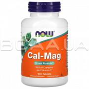 Now Foods, Cal-Mag, Stress Formula, 100 Tablets