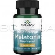Swanson, Triple Strength Melatonin, 60 Capsules
