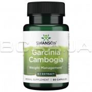 Swanson, Garcinia Cambogia 5:1 Extract 80 mg, 60 Capsules