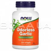 Now Foods, Odorless Garlic (Часник Без Запаху), Concentrated Extract, 250 Softgels