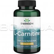 Swanson, L-Carnitine 500 mg, 100 Tablets