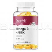Ostrovit, Omega 3 + ADEK, 120 Capsules