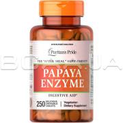 Puritan's Pride, Papaya Enzyme, 250 Chewable Tablets