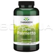 Swanson, Saw Palmetto (Со Пальметто) 540 mg, 250 Capsules