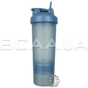 Shaker, Double Container, Light Blue, 600 ml
