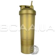 Shaker, Double Container, Gold, 600 ml