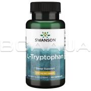 Swanson, L-Tryptophan 500 mg, 60 Capsules