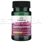 Swanson, Double Strength Serrazimes 66.7 mg 40000 Units, 60 Veggie Capsules