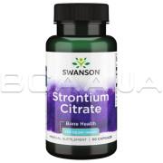 Swanson, Strontium Citrate 340 mg, 60 Capsules