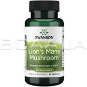 Swanson, Full Spectrum, Lions Mane Mushroom 500 mg, 60 Capsules
