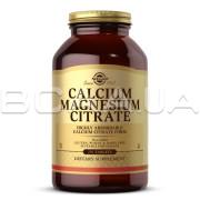 Solgar, Calcium Magnesium Citrate (Цитрат Кальція та Магнію), 250 Tablets