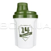Superior 14 Supplements, Shaker White, Dark-Green, 300 ml