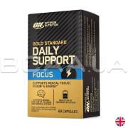 Optimum Nutrition, Gold Standard Daily Support, Focus (UK), 60 Capsules