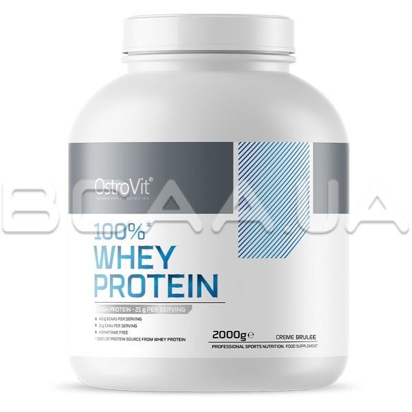 Ostrovit, 100% Whey Protein, 2000 g Купити сироватковий протеїн в Києві і Україні, відгуки, ціна, опис, склад - інтернет-магазин BCAA.UA