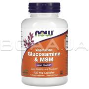 Now Foods, Vegetarian Glucosamine & MSM, 120 Veg Capsules