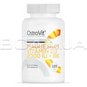 Ostrovit, Magnesium, Vitamin D3 2000 IU + B6, 120 Tablets