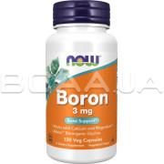 Now Foods, Boron 3 mg, 100 Veg Capsules