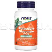Now Foods, Potassium Gluconate 99 mg, 100 Tablets