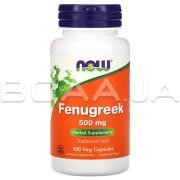 Now Foods, Fenugreek 500 mg, 100 Veg Capsules